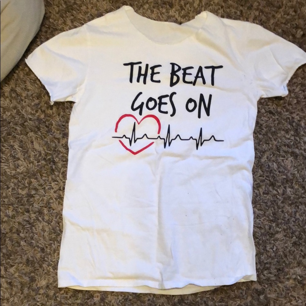 The beat goes on tee